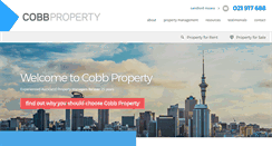 Desktop Screenshot of cobbproperty.co.nz